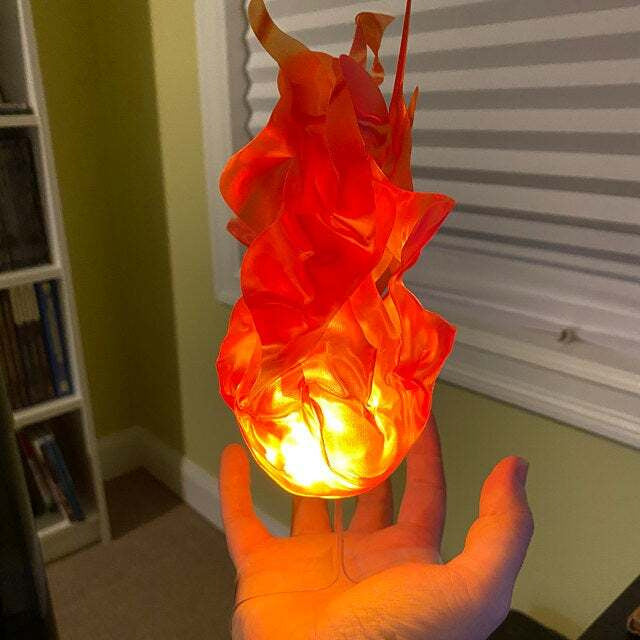 Halloween Floating Fireball Flame Ornaments Creative Props Party Role Playing Halloween Party Decoration