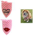 New Pet Dog Valentine's Day Triangle Towel