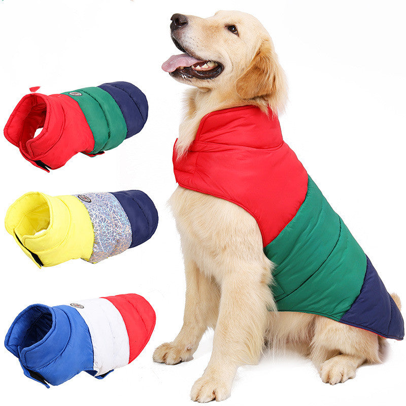 Pet Autumn And Winter Thickened Warmth And Water-repellent Down Jacket