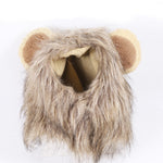 Funny Pet Dress, Festival Lion Hair Mane Ears Head Cap, Scarf Cosplay Costume
