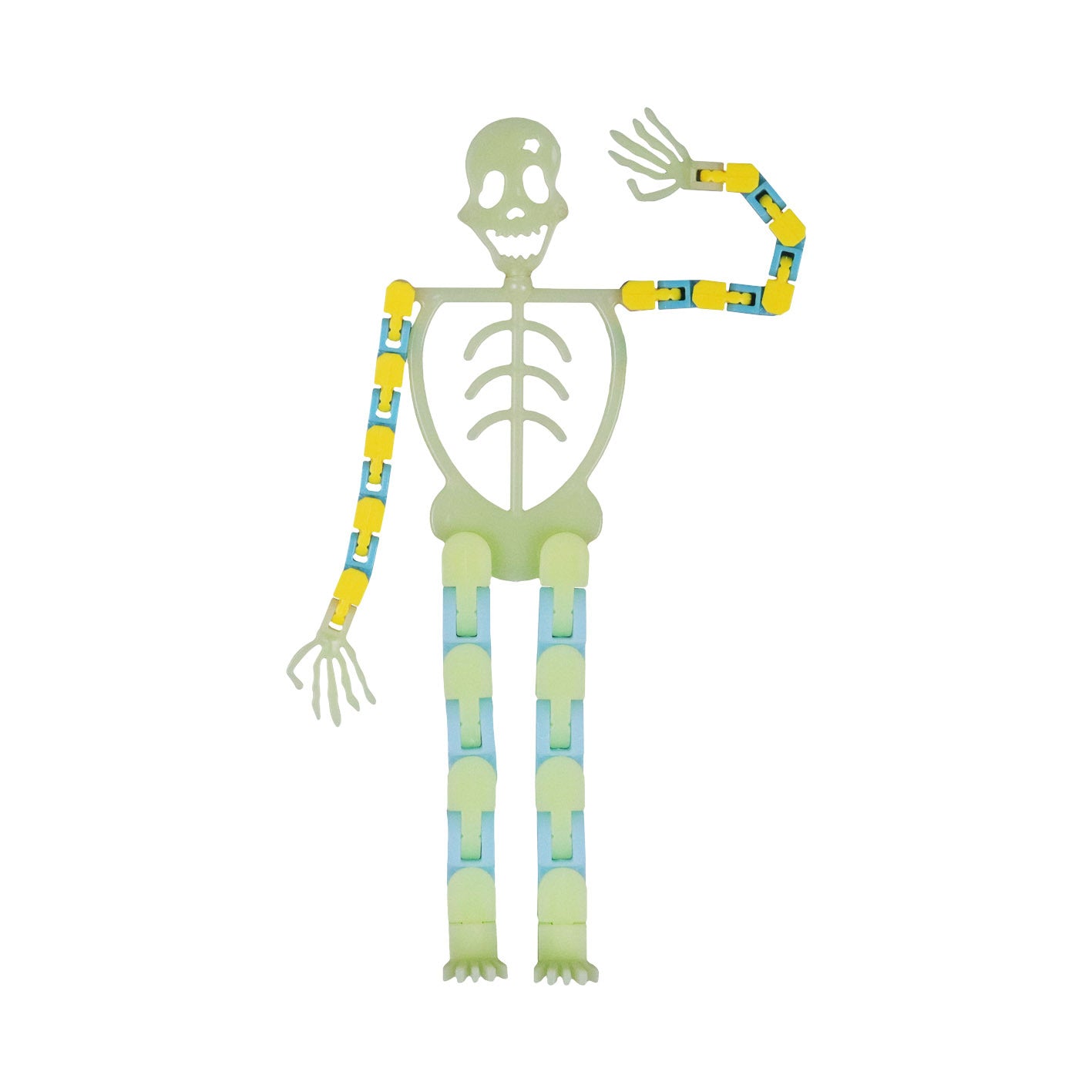Halloween Fluorescent Variety Skeleton Novel Strange Decompression Toy