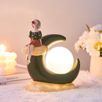 Christmas Nordic Creative Bubble Girl Moon Light