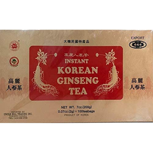Instant Korean Ginseng Tea 2g X 100 Bags