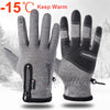 Cold-proof Ski Gloves, Waterproof Winter Gloves, Cycling Fluff Warm Gloves,  Touchscreen, Waterproof, and Anti Slip