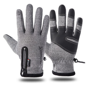 Cold-proof Ski Gloves, Waterproof Winter Gloves, Cycling Fluff Warm Gloves,  Touchscreen, Waterproof, and Anti Slip