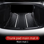 Leather trunk mat For Tesla Model 3