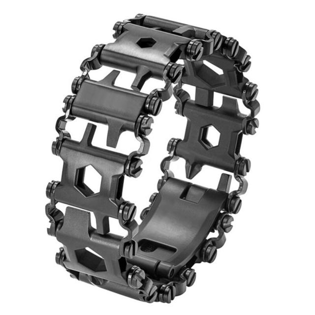 29 in 1 Multifunction Tool Bracelet, Stainless Steel, Bolt Driver Tools for Outdoor Camping Hiking Travel