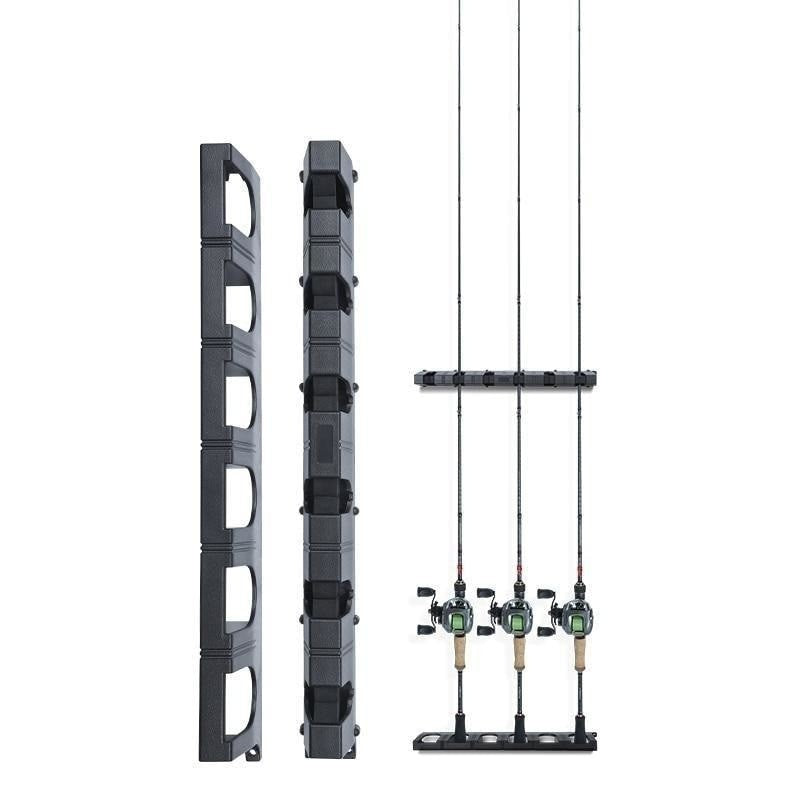 6-Rod Rack Fishing Pole Holder Fishing Rod Bracket Display Stand