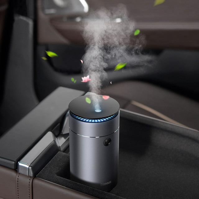 Baseus Car Air Freshener Humidifier Auto Purifier Aromo with LED Light For Car Aromatherapy Diffuser Car Air Freshner Perfume