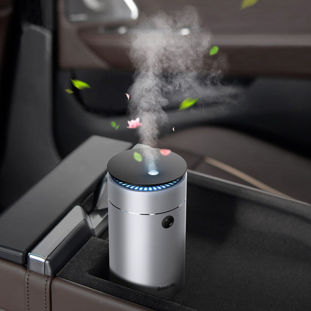 Baseus Car Air Freshener Humidifier Auto Purifier Aromo with LED Light For Car Aromatherapy Diffuser Car Air Freshner Perfume