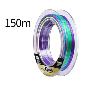 Multicolor Braided Fishing Line, Japanese Multifilament, Saltwater