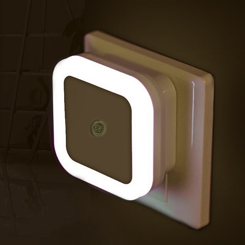 LED Night Light Mini Light, Sensor Control, 110V/220V EU/US Plug Nightlight Lamp