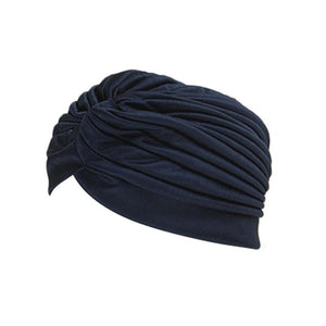 Swimming Cap Elastic Nylon Turban breathable Pool Bathing Hats For Outdoor Sports Yoga Elastic Polyeste Indian Turban Head scarf