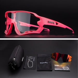 Cycling Glasses Men Sunglasses Bicycle Polaroid Photochromic 5 Lens Goggles  Women MTB Man Bike Sports Fishing