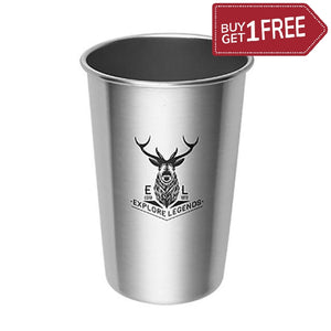 Set of 2 500ml Stainless Steel Cold Drink Cup Drinking Wine Cup Juice Beer Coffee Milk Travel Mug For Home Kitchen Bar Drinkware