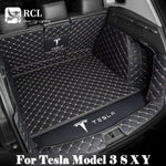 Car Trunk Mat Floor Mat Set Fully Surrounded Foot Pad Car Waterproof Non-Slip TPE XPE For Tesla Model 3 Model Y Model S Model X