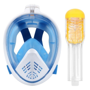 Anti Fog Swimming Full Face Detachable Dry Snorkeling Mask Diving Scuba Diving for GoPro S/M/L/XL