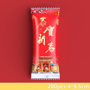 2022 Chinese New Year Biscuit Candy Packaging Bag (Candy not Included)