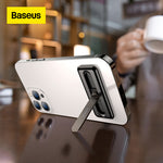 Baseus Mini Phone Holder 4mm Thin Invisiable Phone Stand Mount Portable Holder for iPhone13 Samsung Xiaomi Tablet Mobile Phone