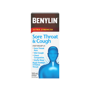 Benylin,  Extra Strength, Sore Throat & Cough 100 ML